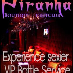 Enjoy $75 BOTTLES of Skyy Vodka before midnight on THURS, FRI and Sat nights (limit 1 bottle per group) This special is FIRST COME FIRST SERVED ONLY!! Photo of Piranha Boutique Nightclub